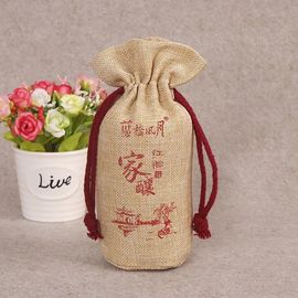 China Gelbe Segeltuch-Zugschnur-Taschen/personifizierte Baumwollzugschnur-Minitaschen fournisseur