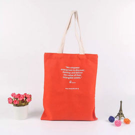 China Logo Druckbaumwollsegeltuch-Einkaufstaschen für das Supermarkt-Verpackung und Einkaufen fournisseur