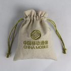 China Baumwollsegeltuch-Zugschnur-Tasche Eco freundliche für Einkaufssiebdruck-Drucken Firma