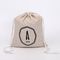 Elegante Minibaumwollsegeltuch-Zugschnur-Tasche mit Digital-Impressum-Siebdruck fournisseur