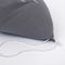 Moderne graue Baumwollsegeltuch-Zugschnur-Tasche für das Verpacken und den Einkauf fournisseur