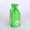 Sommer-grüne Zugschnur-Tasche, leichte Stoff-Zugschnur-Geschenk-Taschen fournisseur