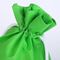 Sommer-grüne Zugschnur-Tasche, leichte Stoff-Zugschnur-Geschenk-Taschen fournisseur
