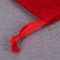 Rote Baumwollzugschnur-Drucktasche, große Segeltuch-Zugschnur-Wäscherei-Tasche fournisseur