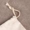 Moderne große Segeltuch-Zugschnur-Taschen, handgemachte weiße Segeltuch-Zugschnur-Taschen fournisseur