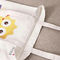 Moderne Schulter-Baumwollsegeltuch-Einkaufstaschen mit Reißverschluss-Sonnenblume auf der Oberfläche fournisseur