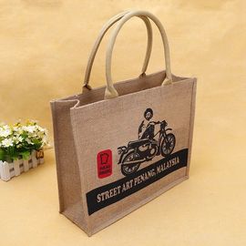 China Soem-Baumwolljutefaser-Einkaufstaschen für Frucht-Gemüse-Digital-Impressum-Drucken usine