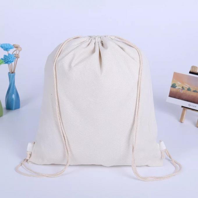 Baumwollsegeltuch-Zugschnur-Tasche Eco freundliche mit Hitze-Transferdruck