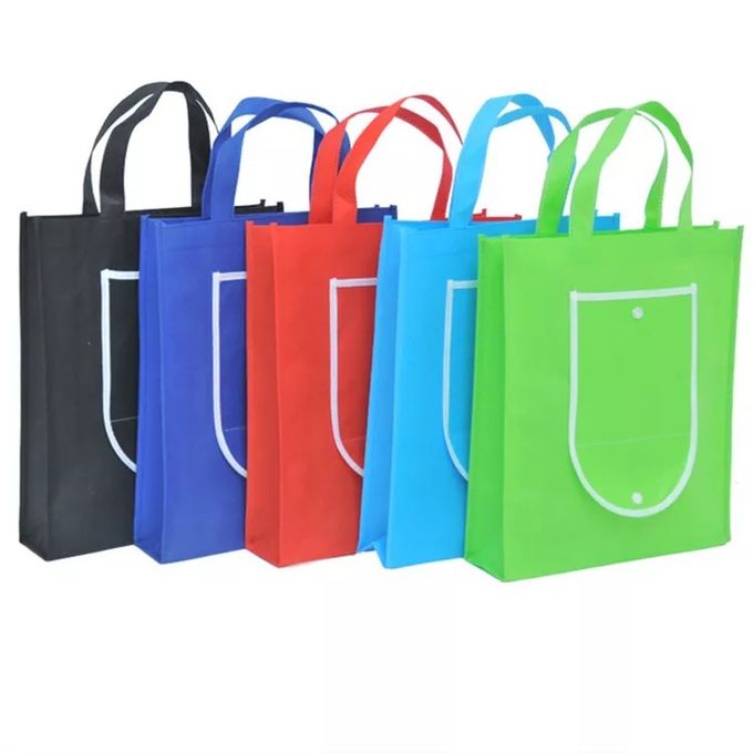 Nicht gesponnene untere faltbare Einkaufstasche für das Supermarkt-Einkaufen und Verpackung
