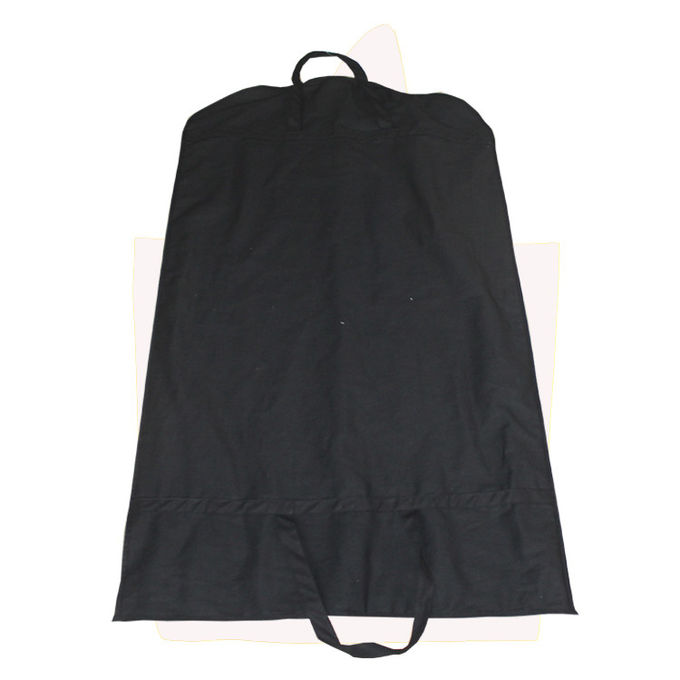 Der Anzugs-Kleiderbeutel der schwarzen Männer 90GSM mit dem Siebdruck-heißen Stempeln